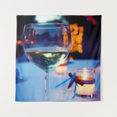 Wijnglas Wandkleed (Voorkant)