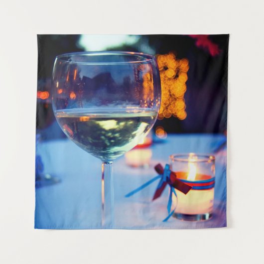 Wijnglas Wandkleed (Voorkant)