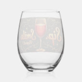 Wijnglas Wijnglas Zonder Voet (Achterkant)