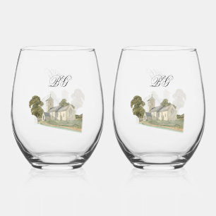 WIJNGLAS ZONDER VOET