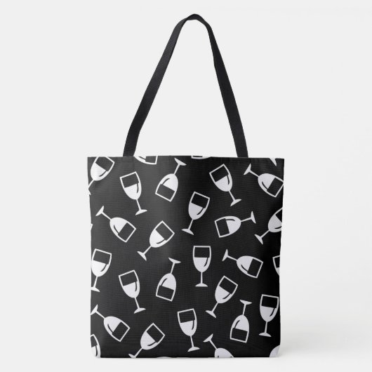 WIJNGLASSEN TOTE BAG (Voorkant)