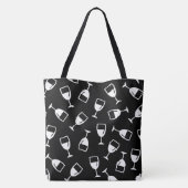 WIJNGLASSEN TOTE BAG (Achterkant)