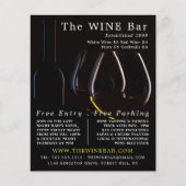 Wijnglazen, Adverteren met wijnstang Flyer (Voorkant)