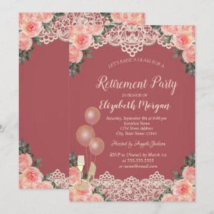 Wijnglazen ballonnen met rode rozen rozenvervroegi kaart