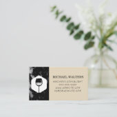 Wijnglazen bubbels Logo Visitekaartje (Staand voorkant)