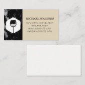 Wijnglazen bubbels Logo Visitekaartje (Voorkant / Achterkant)