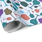 Wijnglazen! Cadeaupapier (Rol Hoek)