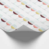 Wijnglazen Cadeaupapier (Hoek)