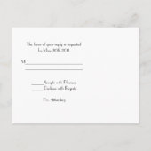 Wijnglazen Digitaal Schilderen RSVP Briefkaart (Achterkant)