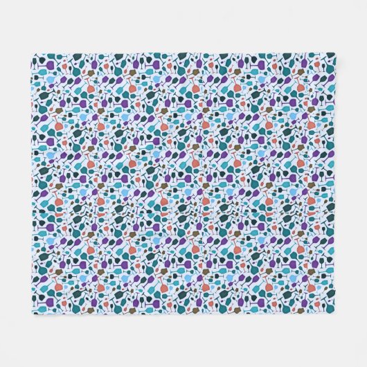 Wijnglazen! Fleece Deken (Voorkant (Horizontaal))