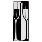 Wijnglazen flesontwerp Cadeaus Wijn Cadeautas (Voorkant)