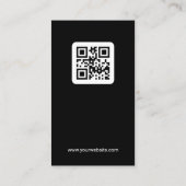 Wijnglazen kaas | QR-code Visitekaartje (Achterkant)