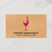 Wijnglazen kerken visitekaartje (Voorkant)