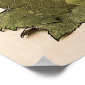 wijnglazen met poster van druiven (Hoek)