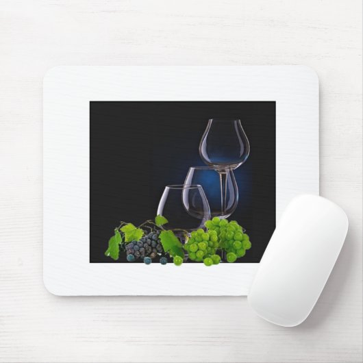 Wijnglazen Muismat (Met muis)