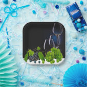 Wijnglazen Papieren Bordje (Feest)