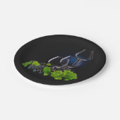 Wijnglazen Papieren Bordje (Gekanteld)