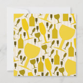 Wijnglazen patroon kaart (Voorkant)