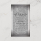 Wijnglazen pictogram visitekaartje (Achterkant)