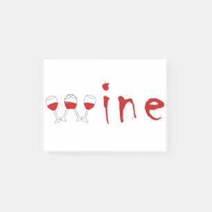 Wijnglazen Post-it® Notes