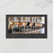 wijnglazen | proeverijen visitekaartje (Voorkant)