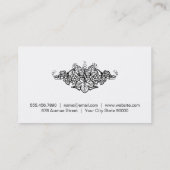 Wijnglazen Toast | Druiven en Wijnstok Visitekaartje (Achterkant)