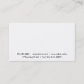 Wijnglazen toast visitekaartje (Achterkant)