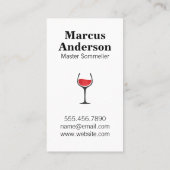 Wijnglazen | Vlek Visitekaartje (Achterkant)