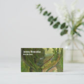 Wijnglazen wijngaard visitekaartje (Staand voorkant)