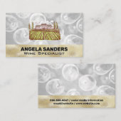 wijnglazen | Wijnmakerij Visitekaartje (Voorkant / Achterkant)