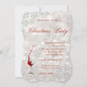 Wijnglijder, kerst voor bedrijven kaart (Voorkant)