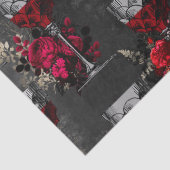 Wijngoblets en ontkoppeling van Rozen Tissuepapier (Detail)