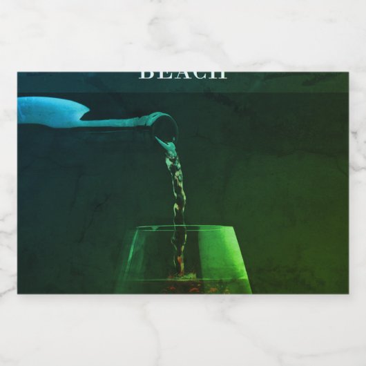 Wijnhoes Design Sparkling Wijnetiket (Enkel label)