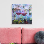 Wijnindrukking Verrekte Canvaskunst Canvas Afdruk (Insitu (Woonkamer))