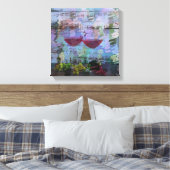 Wijnindrukking Verrekte Canvaskunst Canvas Afdruk (Insitu (Slaapkamer))