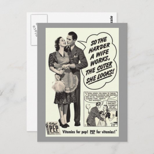 wijnjaar en briefkaart (Voorkant / Achterkant)