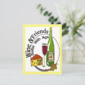 Wijnkaas en vrienden ouder kaart (Staand voorkant)
