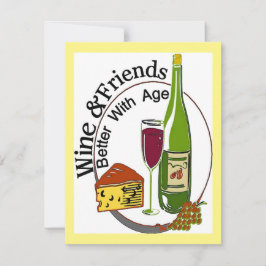 Wijnkaas en vrienden ouder kaart