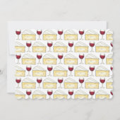 Wijnkaas met een cocktail-cocktail die onze gast k kaart (Achterkant)