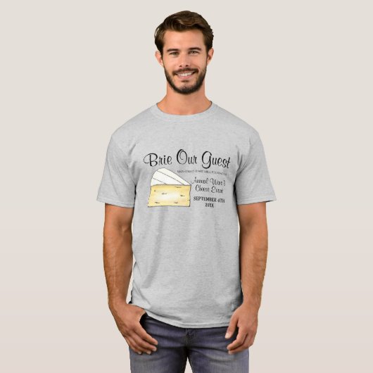 Wijnkaas met een cocktail-cocktail die onze gast k t-shirt (Voorkant volledig)