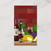 Wijnkaas Tafelscène Food Restaurant Italiaans Visitekaartje (Achterkant)