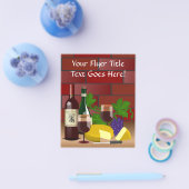 Wijnkaas tafelscheen flyer (Enkel)