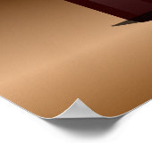 Wijnkaas tafelscheen poster (Hoek)