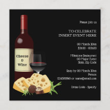 Wijnkaascocktailparty die formeel zwart dineerde