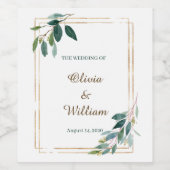 Wijnkabel personaliseren wijn etiket (Enkel label)