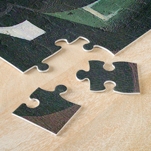 Wijnkarafelfles door Juan Gris,  Cubisme Legpuzzel (Zijkant)