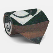 Wijnkaraffe fles van Juan Gris, Vintage Cubisme Stropdas (Opgerold)