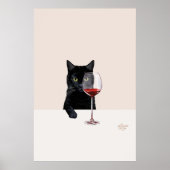 Wijnkat poster (Voorkant)