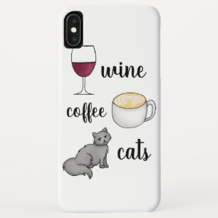 Wijnkatten Funny Cute Lover Case-Mate iPhone Case