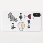 Wijnkatten Funny Cute Lover Case-Mate iPhone Case (Achterkant (horizontaal))